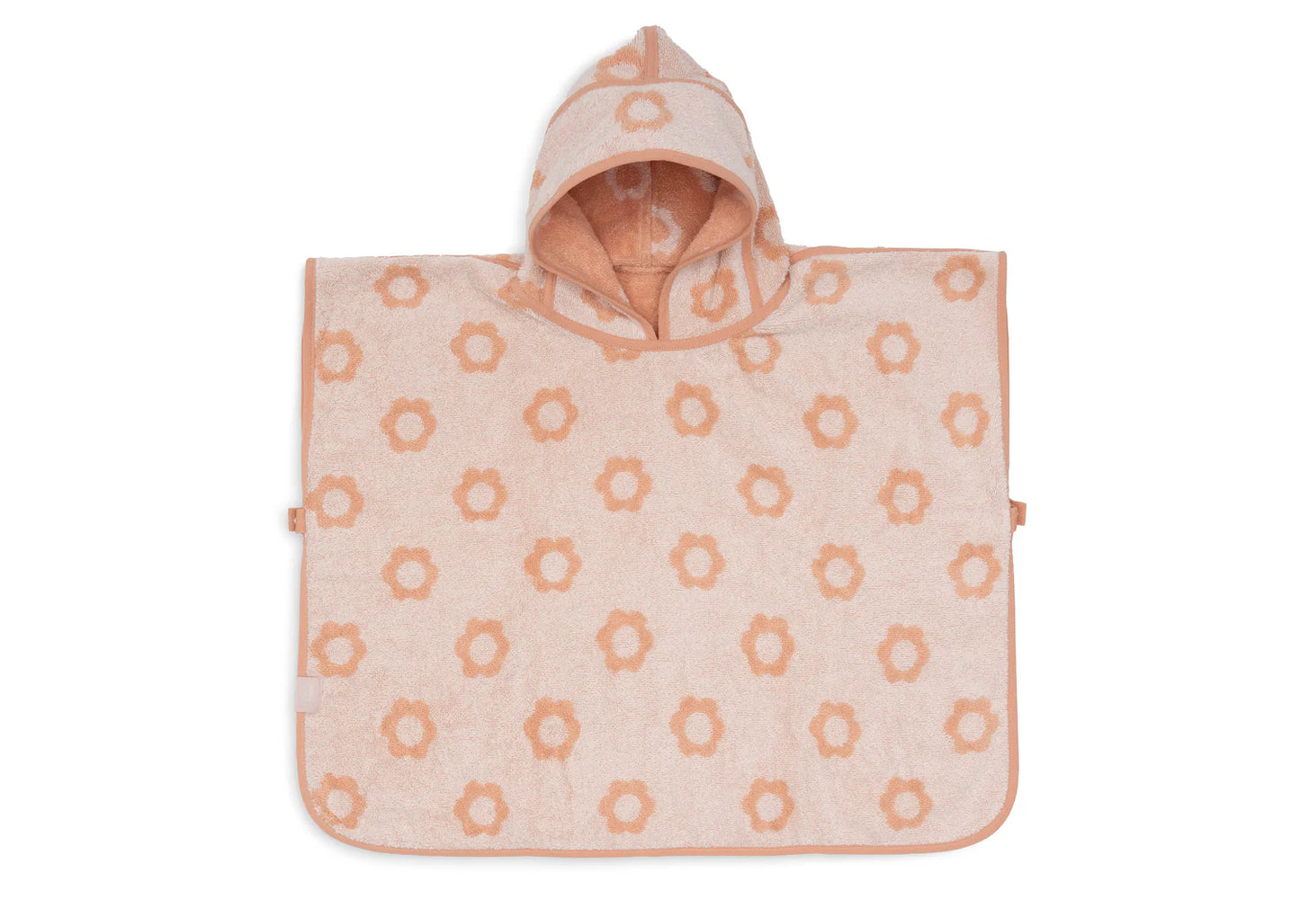 Badponcho Badstof Jacquard Reversible - Flower