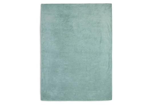 Deken Basic knit/fleece - Forest green