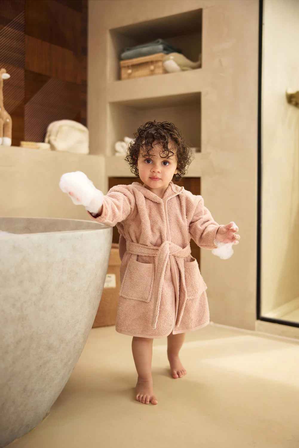 Baby Badjas - Wild Rose