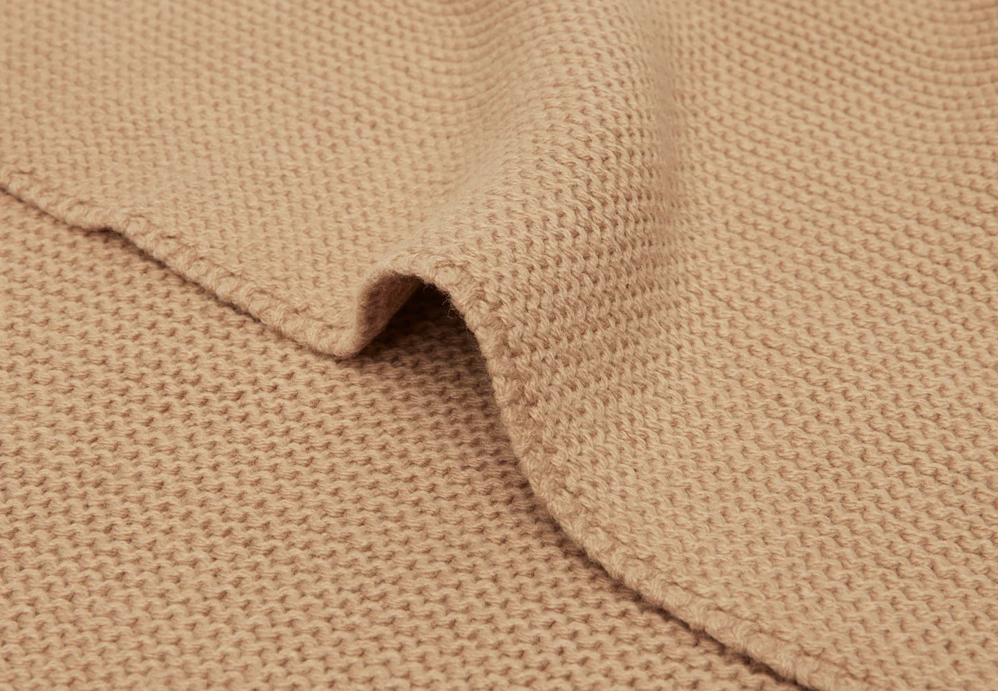 Deken Basic Knit - Biscuit