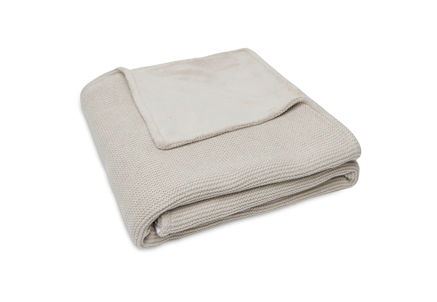 Deken Basic knit/Fleece - Nougat