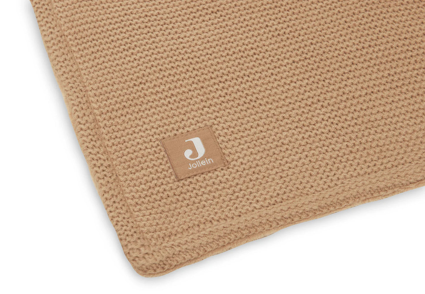 Deken Basic knit/fleece - Biscuit