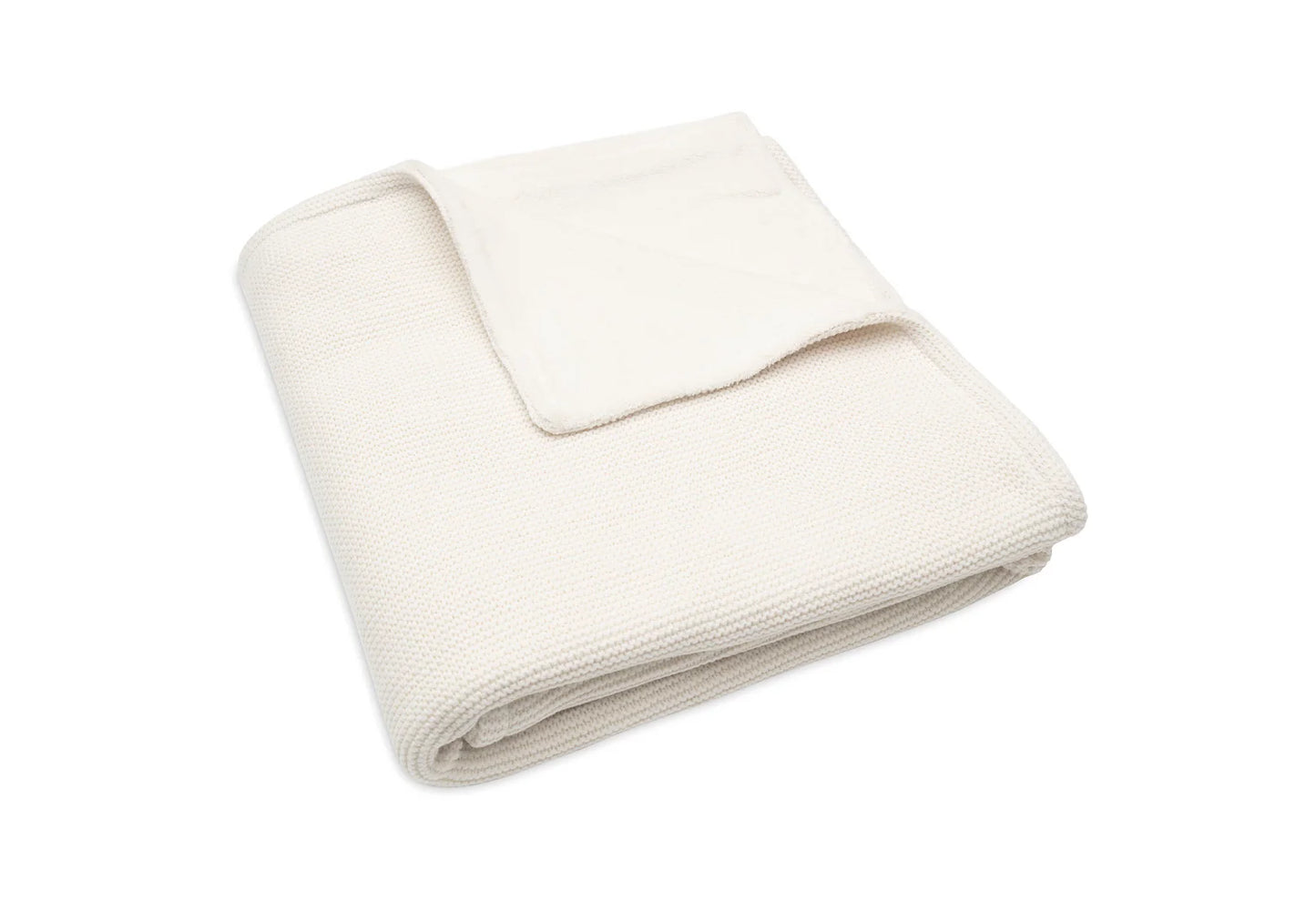 Deken Basic knit/fleece - Ivory