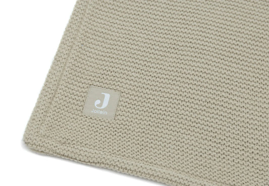 Deken Basic knit/fleece - Olive green