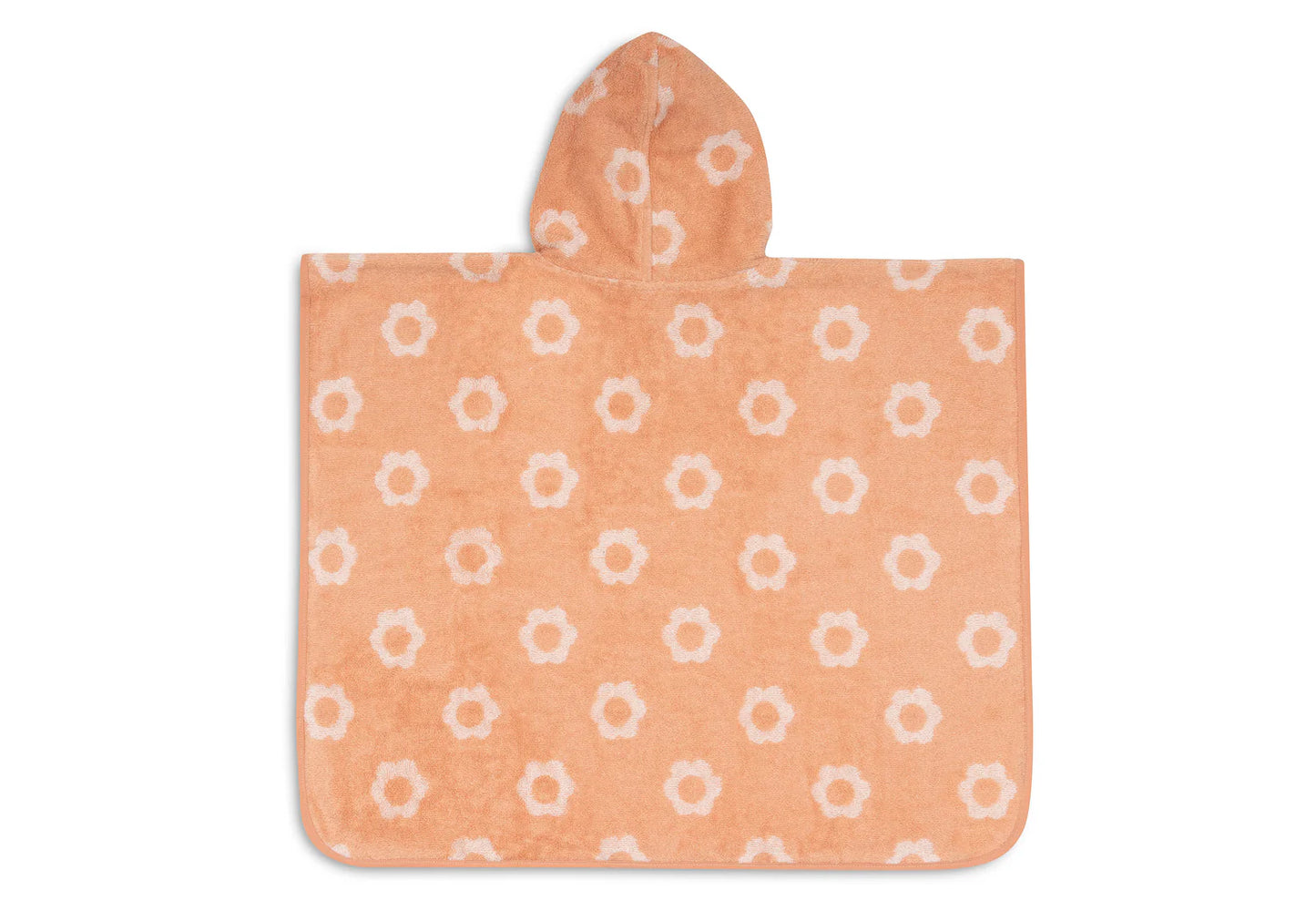 Badponcho Badstof Jacquard Reversible - Flower
