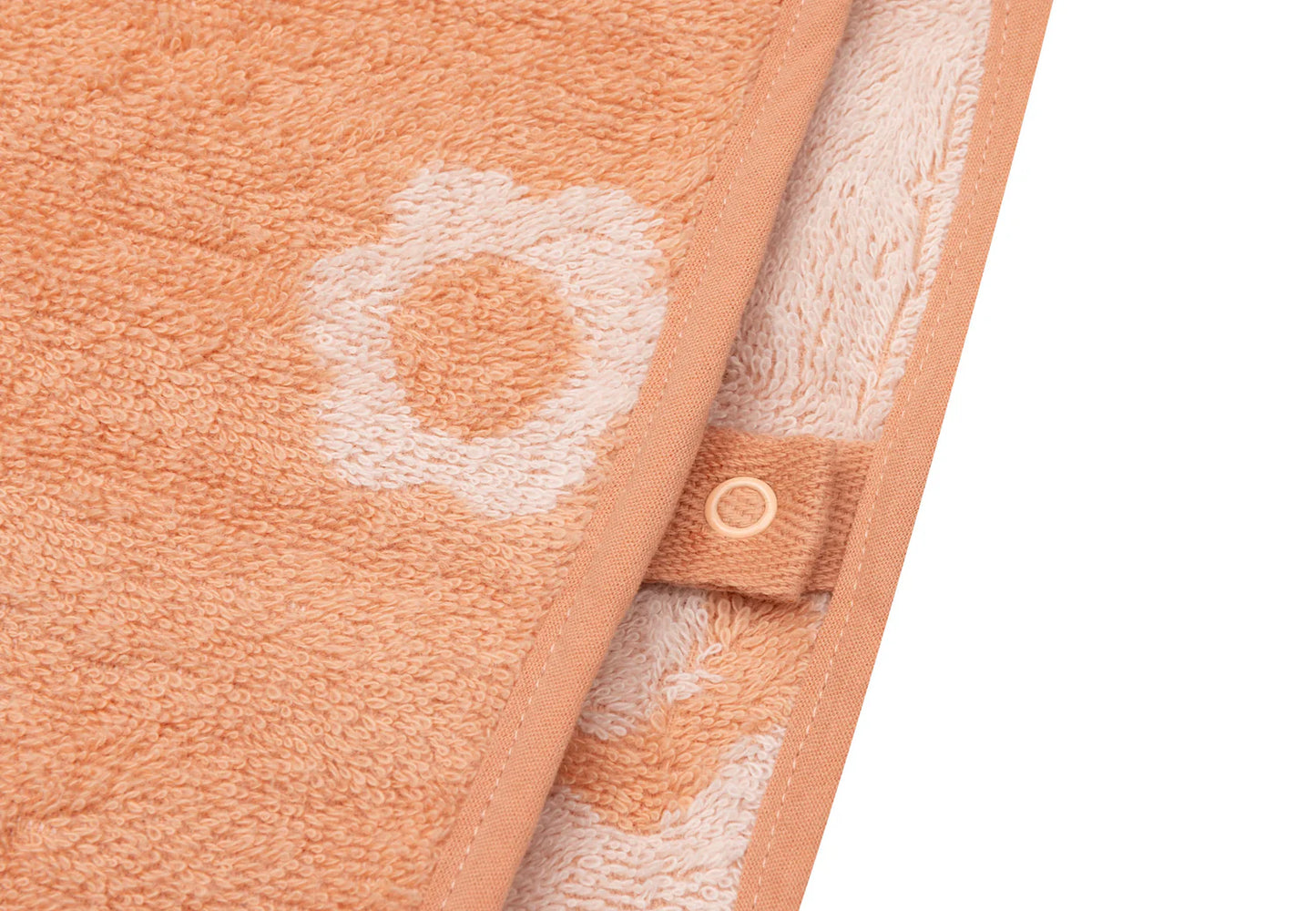 Badponcho Badstof Jacquard Reversible - Flower