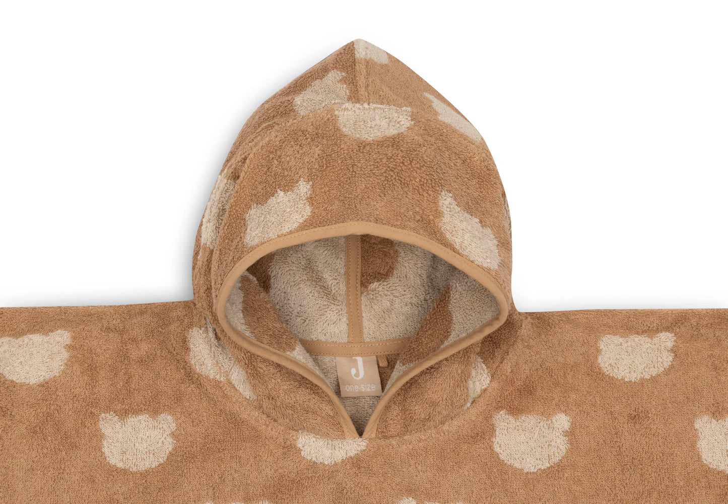 Badponcho Badstof Jacquard Reversible - Teddy Bear