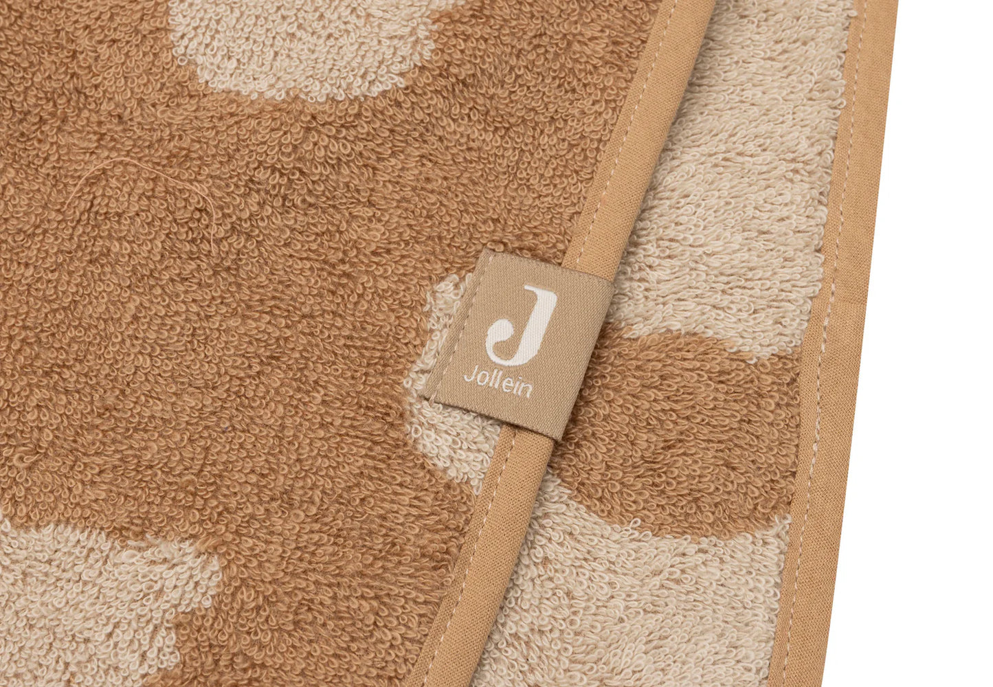 Badponcho Badstof Jacquard Reversible - Teddy Bear