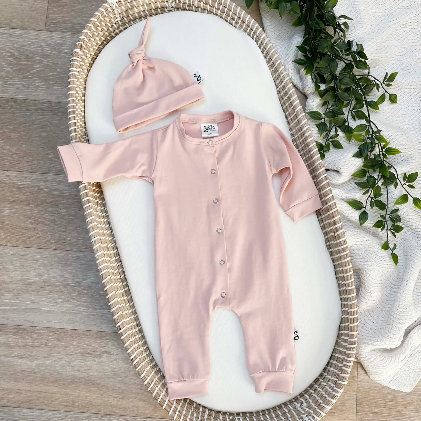 Knoopmuts basic roze