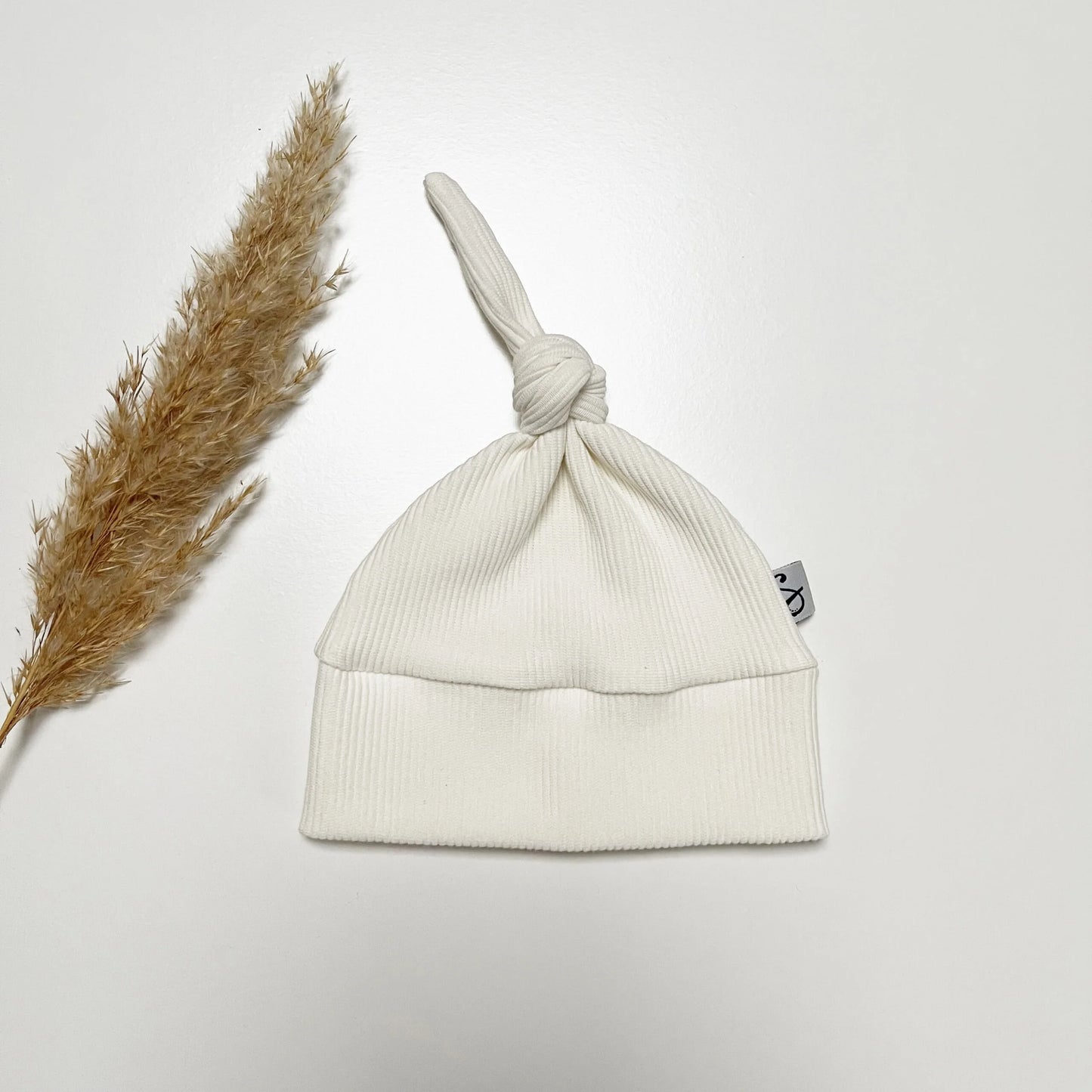Knoopmuts rib offwhite