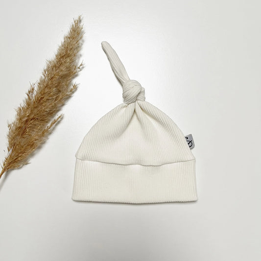 Knoopmuts rib offwhite